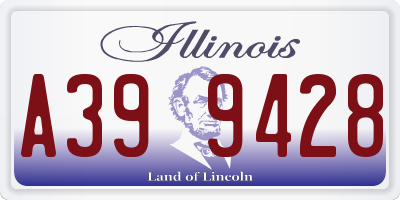 IL license plate A399428