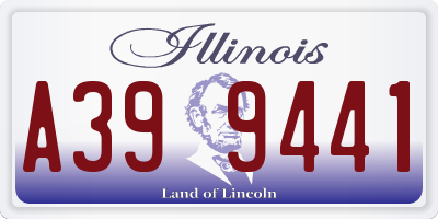IL license plate A399441