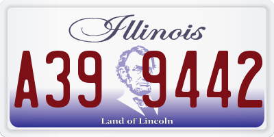 IL license plate A399442