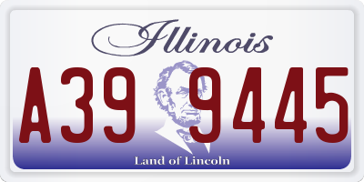IL license plate A399445
