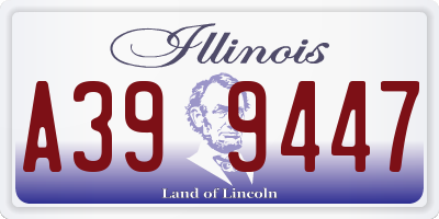 IL license plate A399447