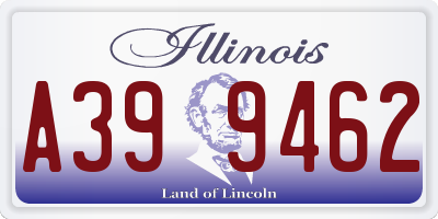IL license plate A399462