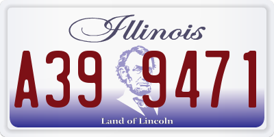 IL license plate A399471