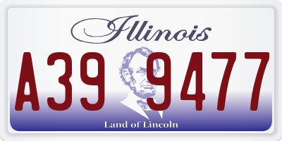 IL license plate A399477