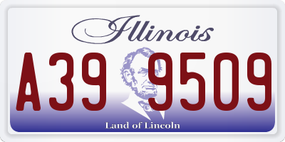 IL license plate A399509
