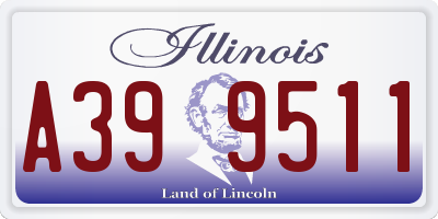 IL license plate A399511