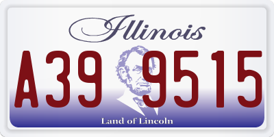 IL license plate A399515