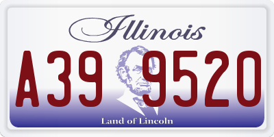IL license plate A399520