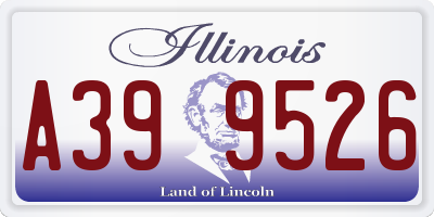 IL license plate A399526