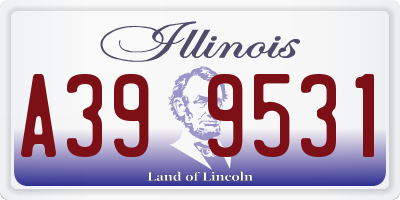 IL license plate A399531