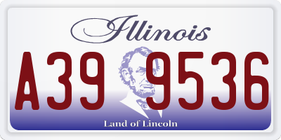 IL license plate A399536