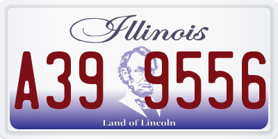 IL license plate A399556