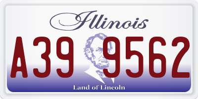 IL license plate A399562