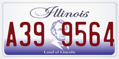 IL license plate A399564