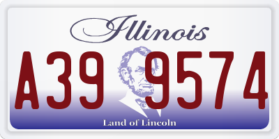 IL license plate A399574