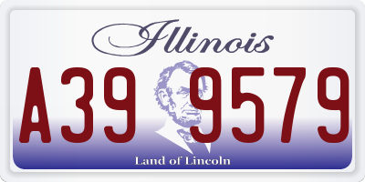 IL license plate A399579