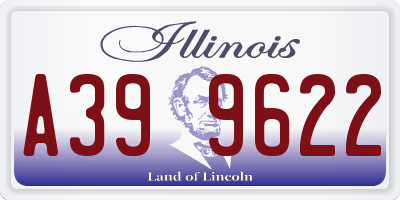 IL license plate A399622