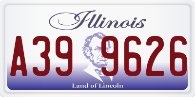 IL license plate A399626
