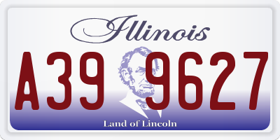 IL license plate A399627