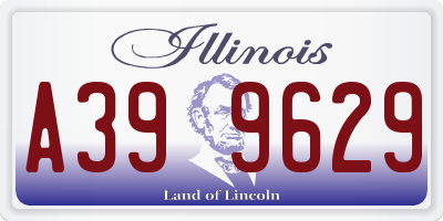 IL license plate A399629