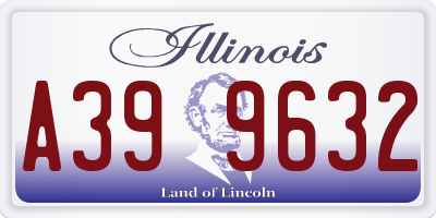 IL license plate A399632