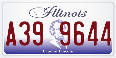 IL license plate A399644