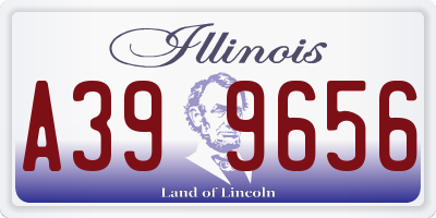 IL license plate A399656