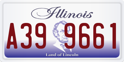 IL license plate A399661