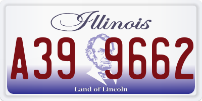 IL license plate A399662