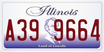 IL license plate A399664