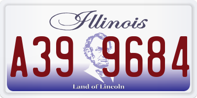 IL license plate A399684