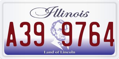 IL license plate A399764