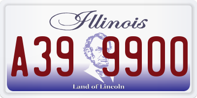 IL license plate A399900
