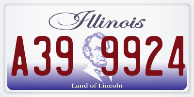 IL license plate A399924