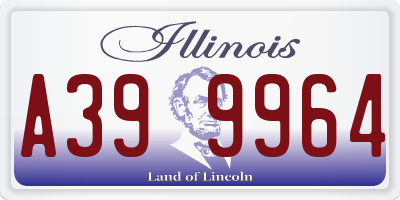 IL license plate A399964