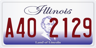 IL license plate A402129