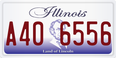 IL license plate A406556