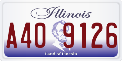 IL license plate A409126