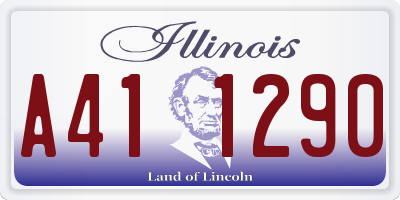 IL license plate A411290