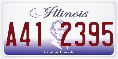 IL license plate A412395