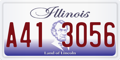 IL license plate A413056