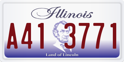 IL license plate A413771