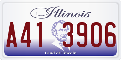 IL license plate A413906