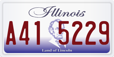 IL license plate A415229