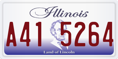 IL license plate A415264