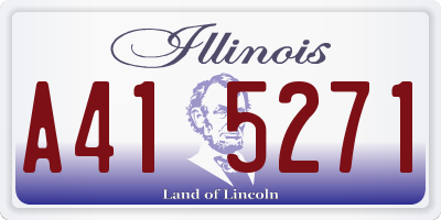 IL license plate A415271