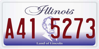 IL license plate A415273