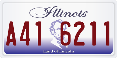 IL license plate A416211