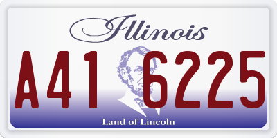 IL license plate A416225