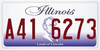 IL license plate A416273